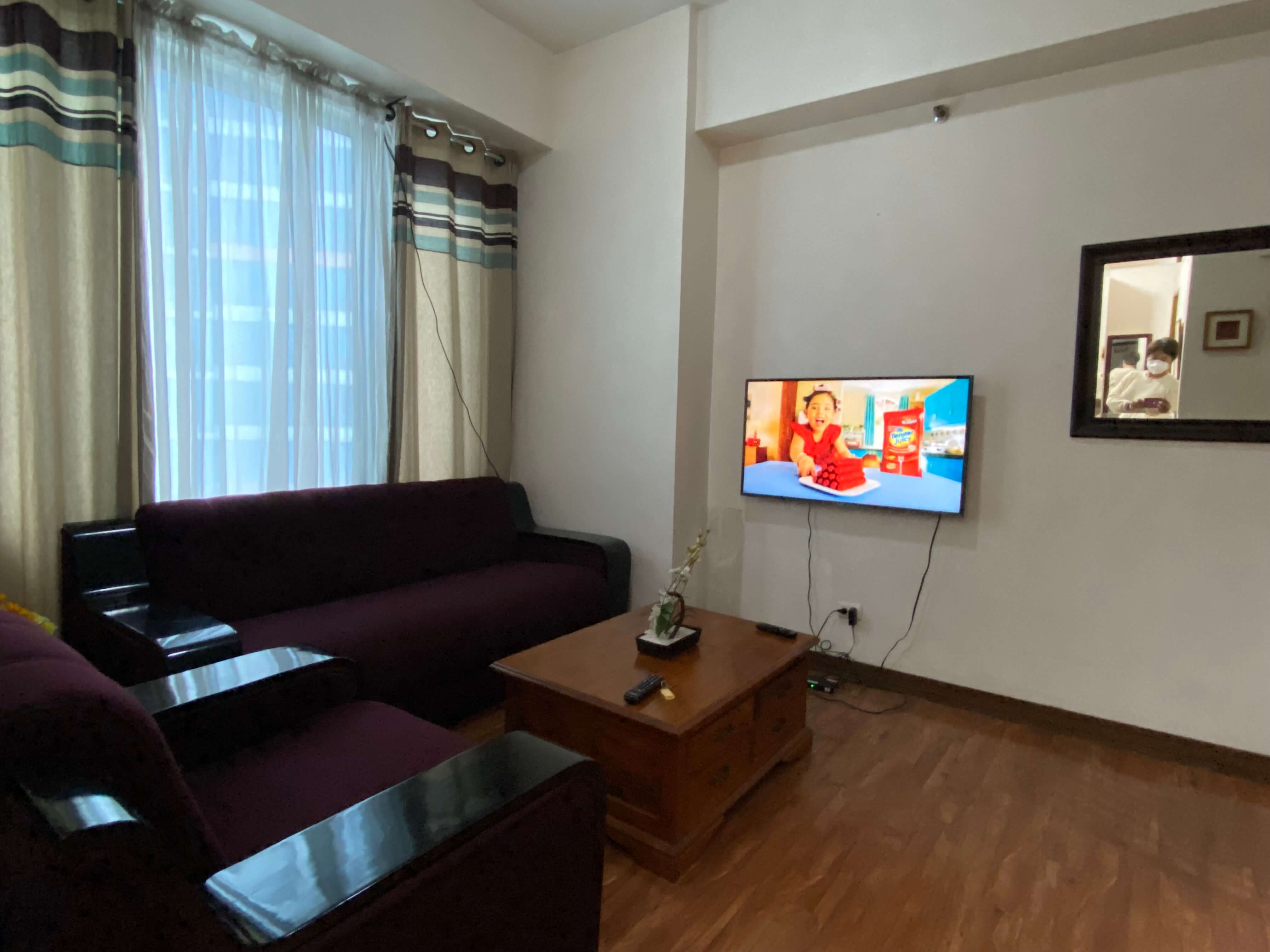 Furnished Studio Type Condo with 1 Bedroom Layout in Eastwood Parkview 2